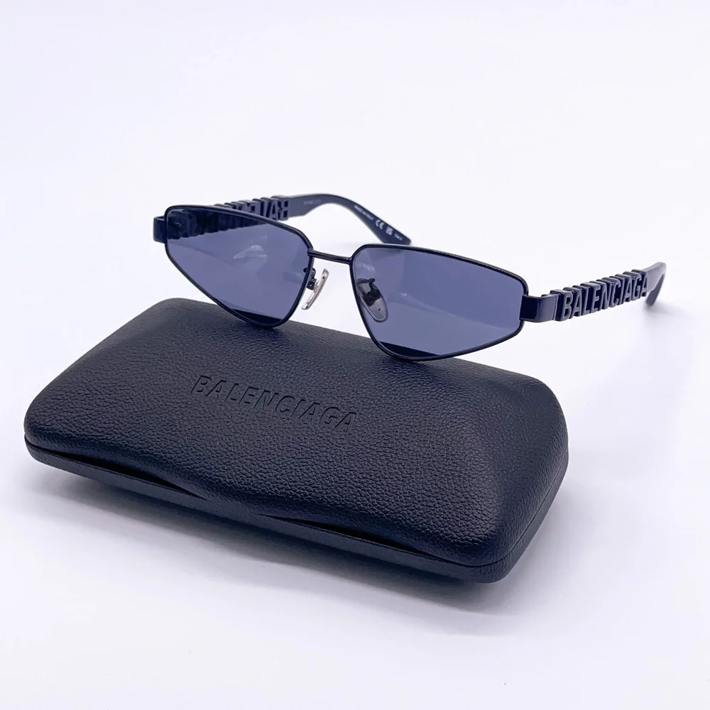 NEW BALENCIAGA BB0107S 003 SUNGLASSES BALENCIAGA BB0107S BLUE